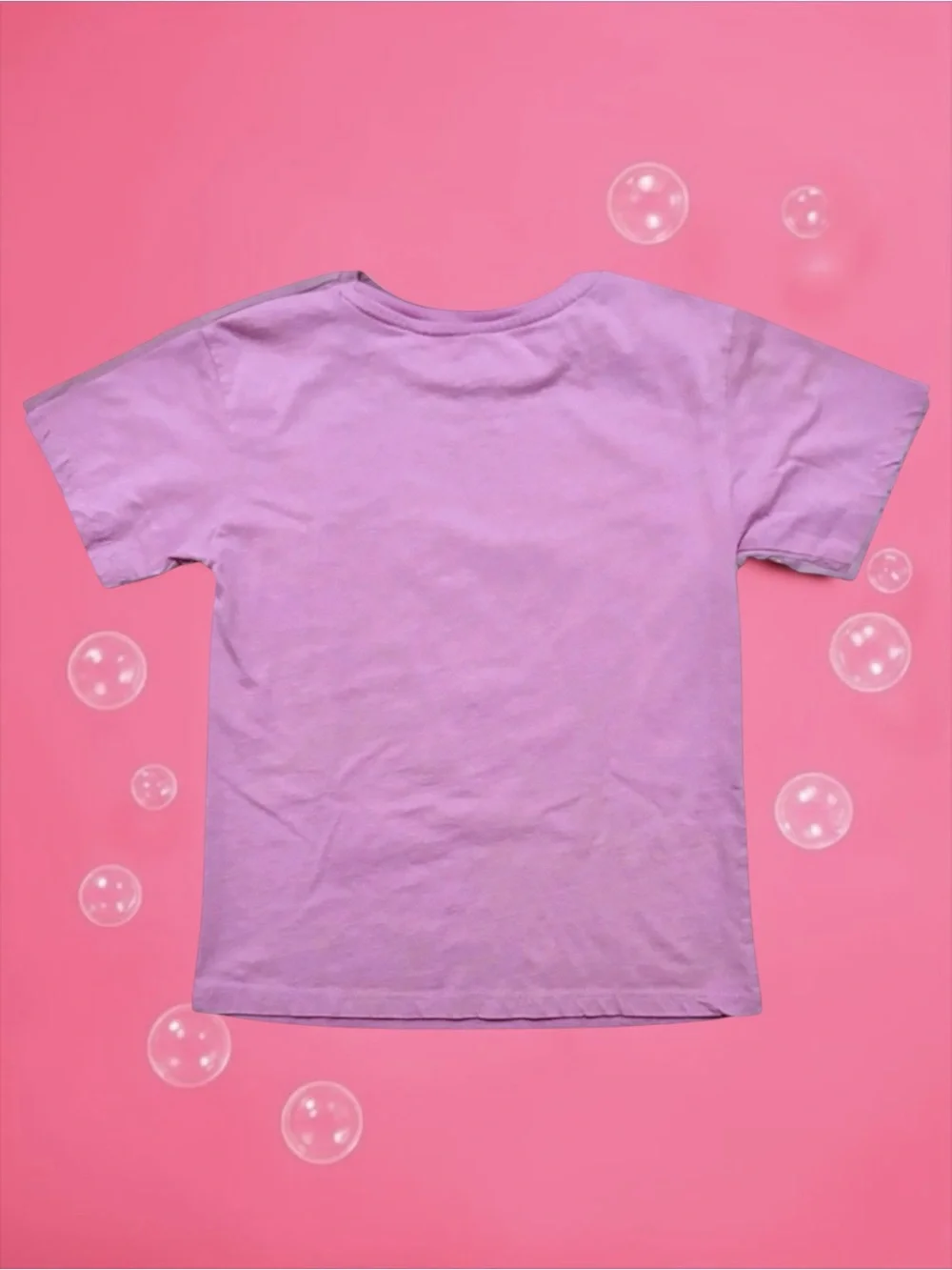 Disney Wish Tee + Lavender Gingham Shorts Outfit – Girls Small 6/6X & 6–7